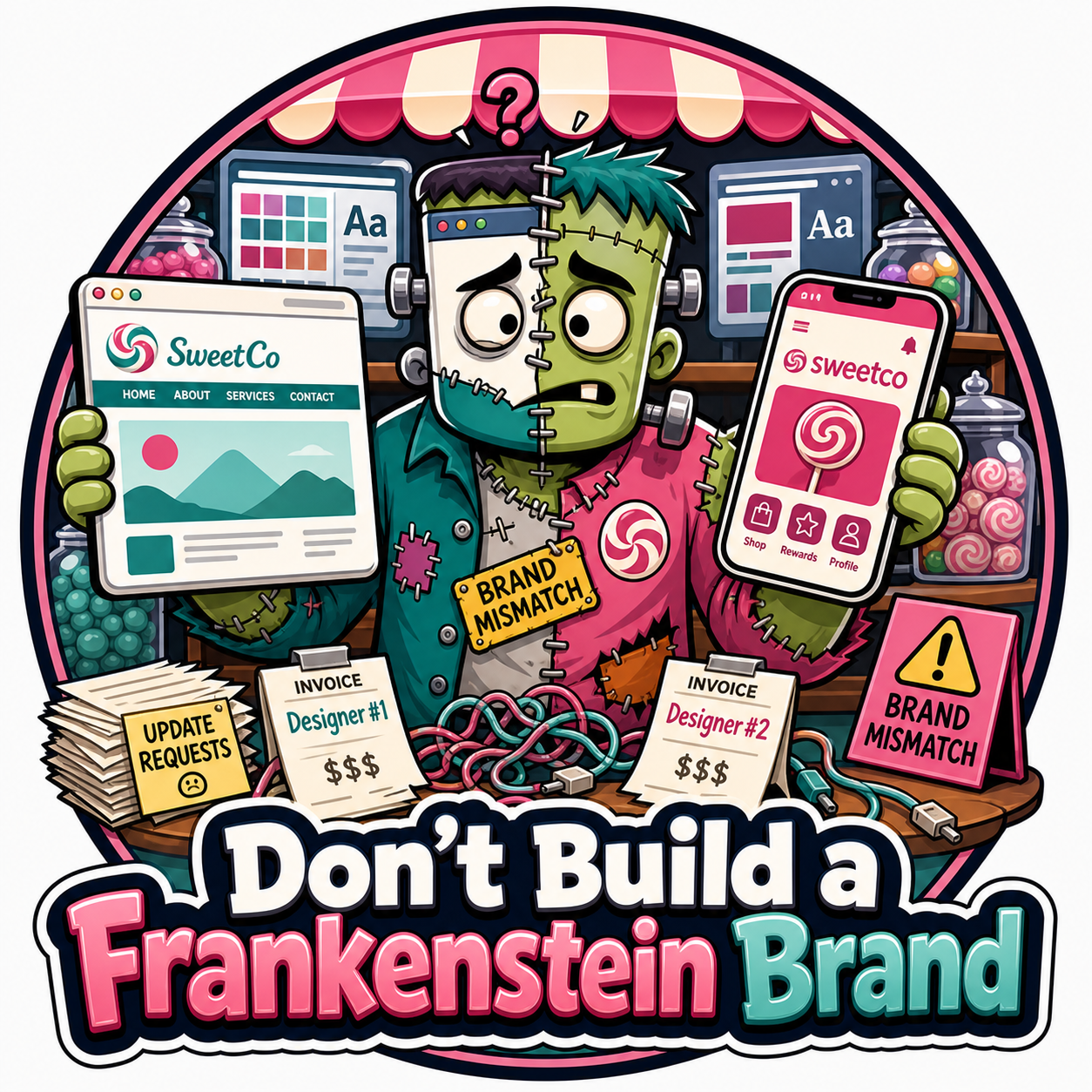 Don't build a Frankenstein brand